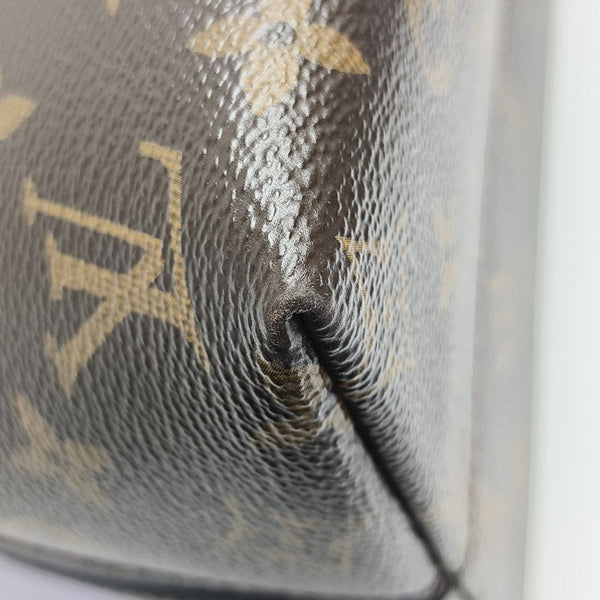ALMA BNB MM Monogram Coated Canvas Brown