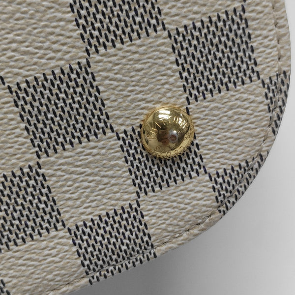 GIROLATA GM Damier Azur Coated Canvas White