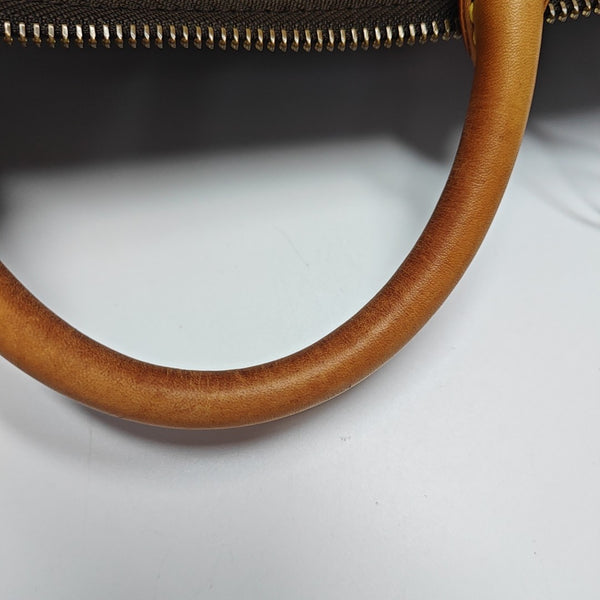 SPEEDY 30 Monogram Coated Canvas Brown