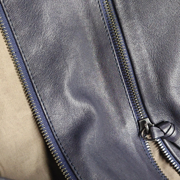 Calfskin Shoulder Bag Purple