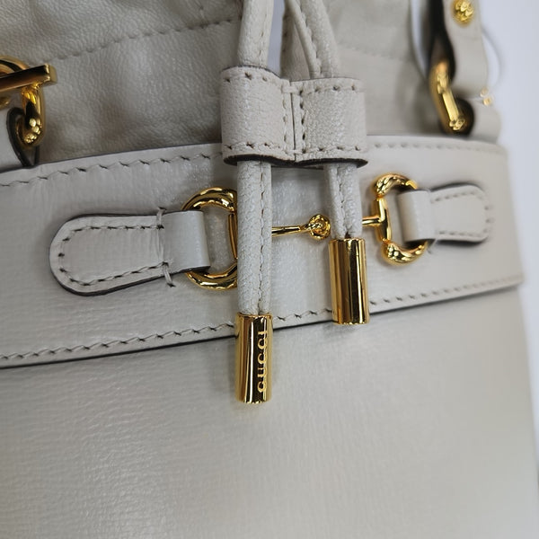 Horsebit 1955 Small Calfskin White