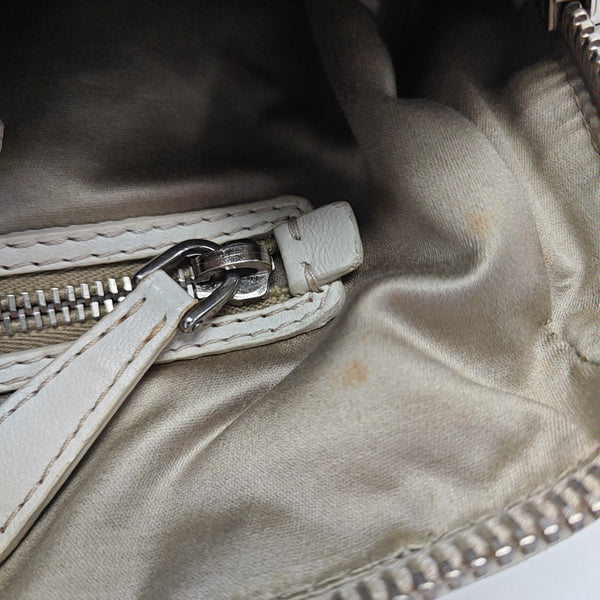 Avenue Quilted Lambskin White