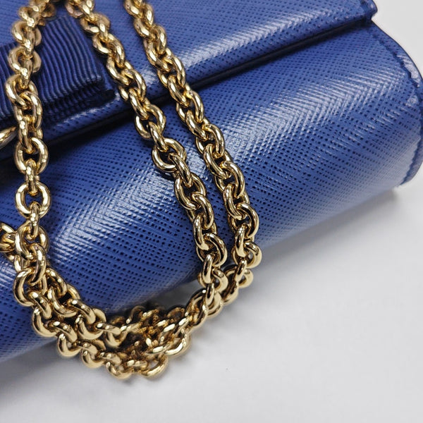 Ginny Small Calfskin Blue