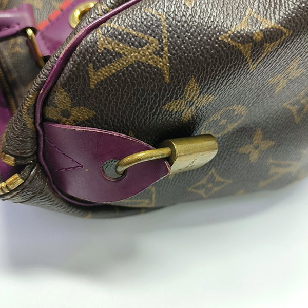 SPEEDY 30 Monogram Coated Canvas Brown