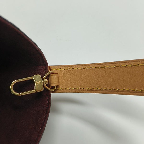 ALL IN BB Monogram Coated Canvas Brown