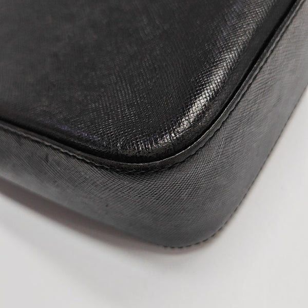 Calfskin Top Handle Bag Black