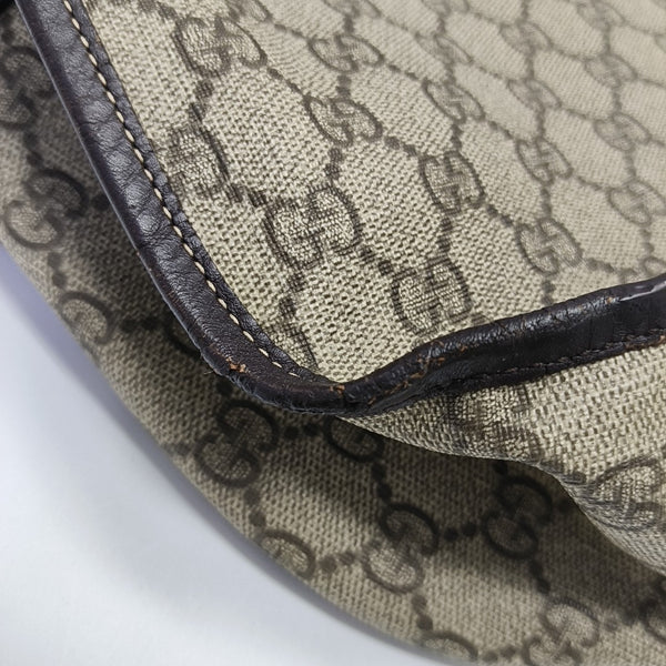 GG Imprime Monogram Coated Canvas Brown