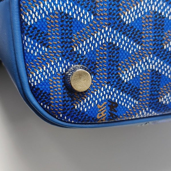 Coated Canvas Mini Blue