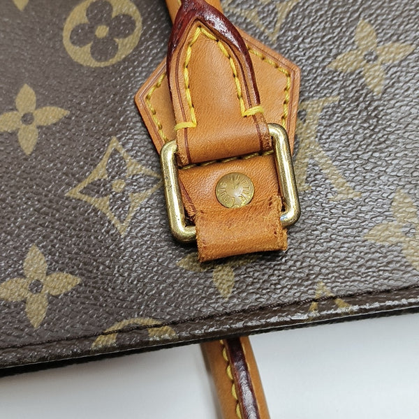 SAC PLAT GM Monogram Coated Canvas Brown