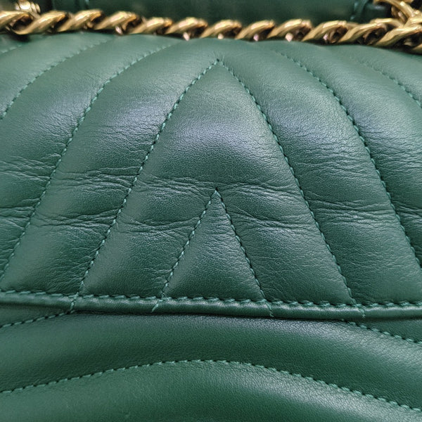 NEW WAVE PM Quilted Calfskin Green
