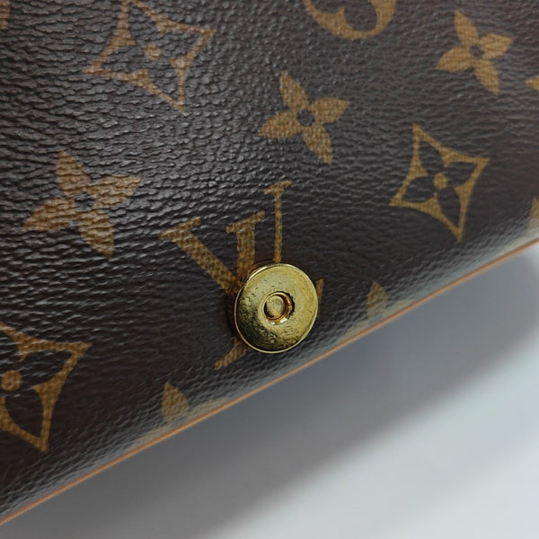 DIANE Monogram Coated Canvas Brown