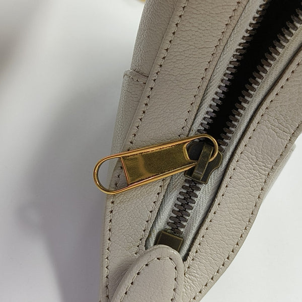 Aphrodite Small Calfskin White