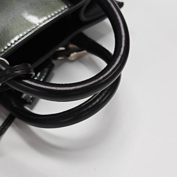 Padlock Work Patent Leather Green