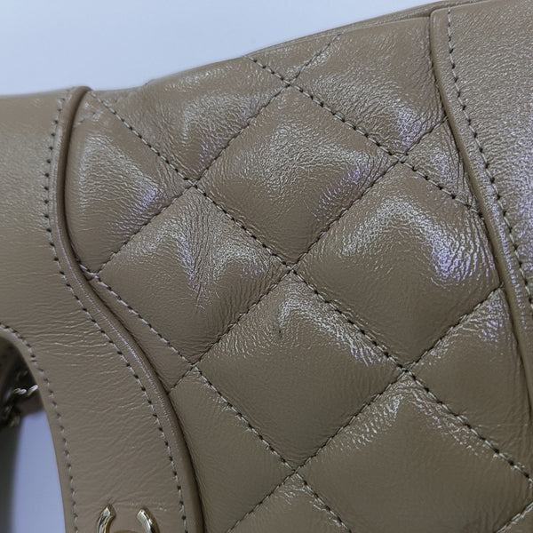 CHANEL 31 Mini Quilted Lambskin Beige
