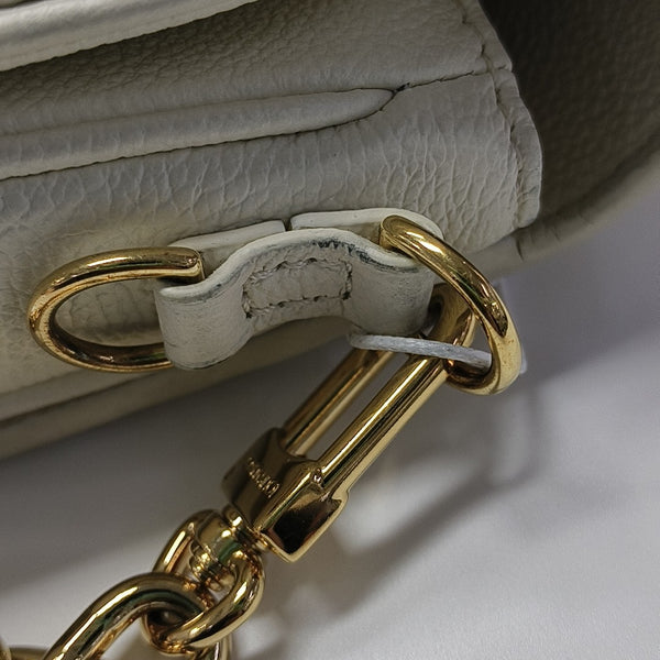 MÉTIS EAST WEST Monogram Calfskin White