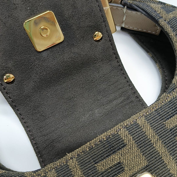 Cookie Mini Monogram Canvas Brown