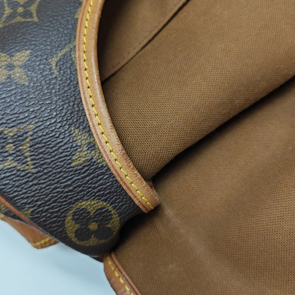 SAUMUR 35 Monogram Coated Canvas Brown