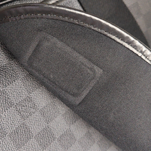 DANIEL MM Damier Graphite Coated Canvas Gray