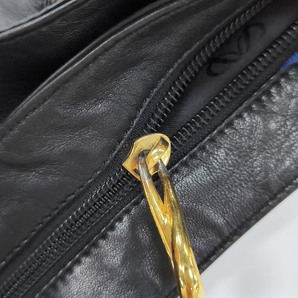 Lambskin Shoulder Bag Black