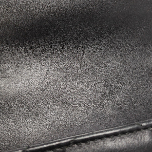 GG Marmont Mini Quilted Calfskin Black