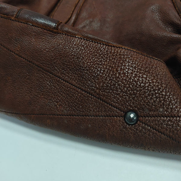 Calfskin Top Handle Bag Red