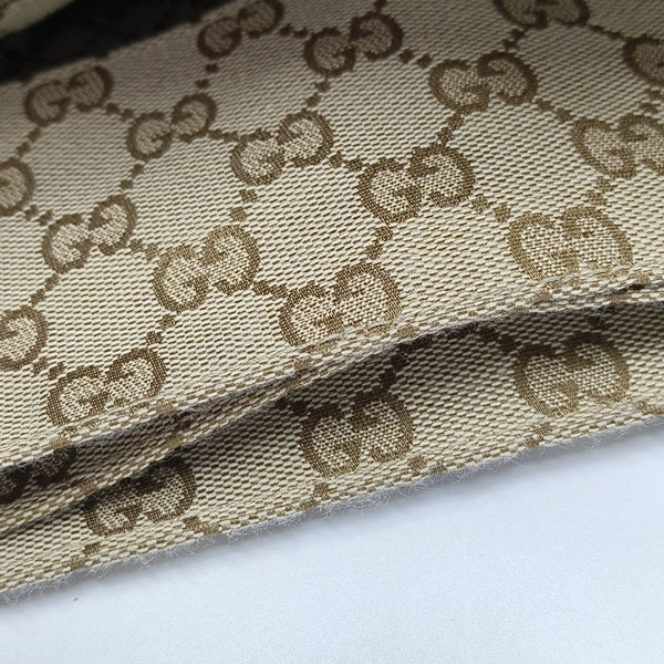 Monogram Canvas Shoulder Bag Beige