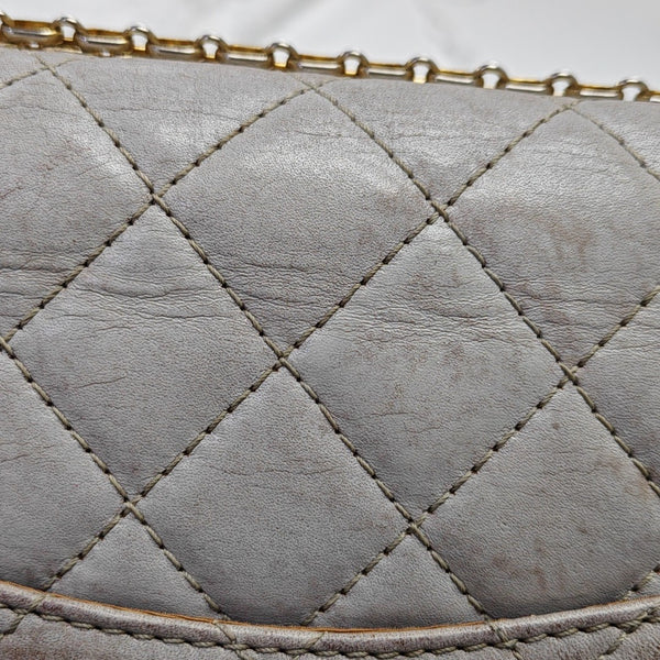 2.55 227 (jumbo) Quilted Calfskin Gray