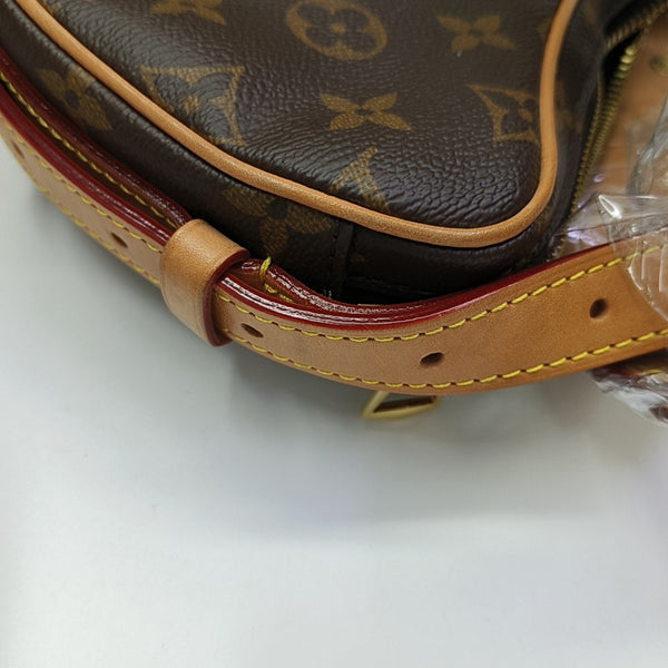 CROISSANT Monogram Coated Canvas Brown