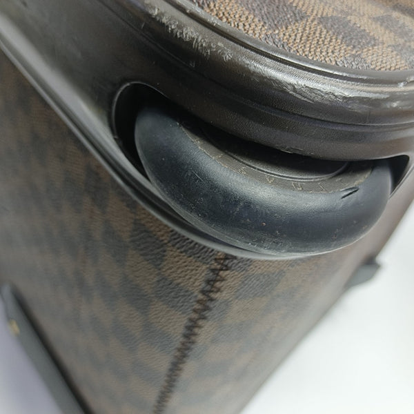 EOLE Damier Ebene Coated Canvas Brown