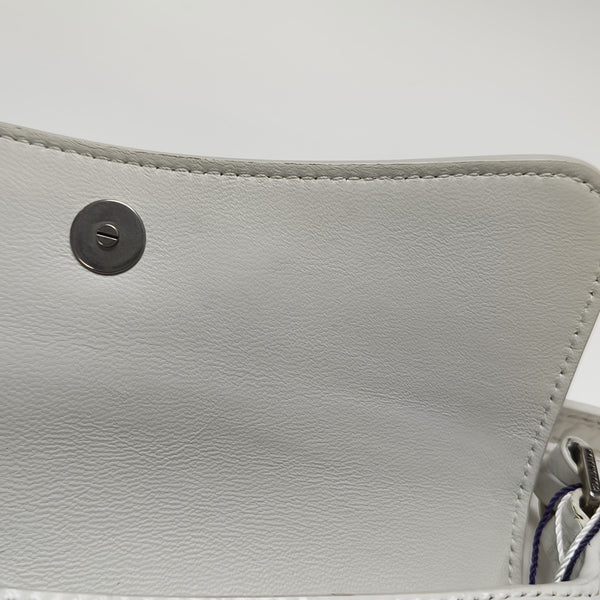 Calfskin Shoulder Bag White