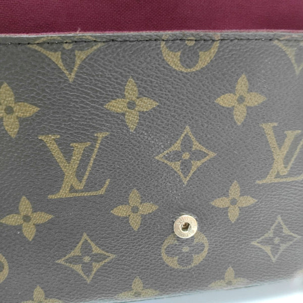 Authenticated pre-owned FÉLICIE Monogram Coated Canvas Brown - Shoulder Bag at Looply