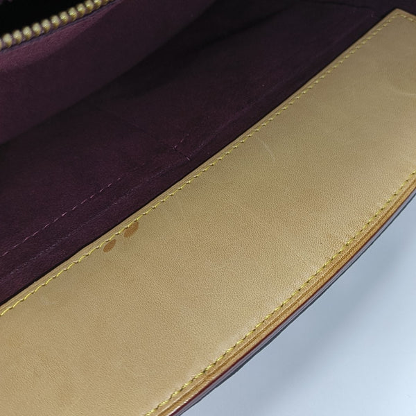 PHENIX Monogram Coated Canvas Brown