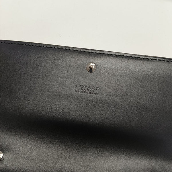 Coated Canvas Crossbody Bag Black