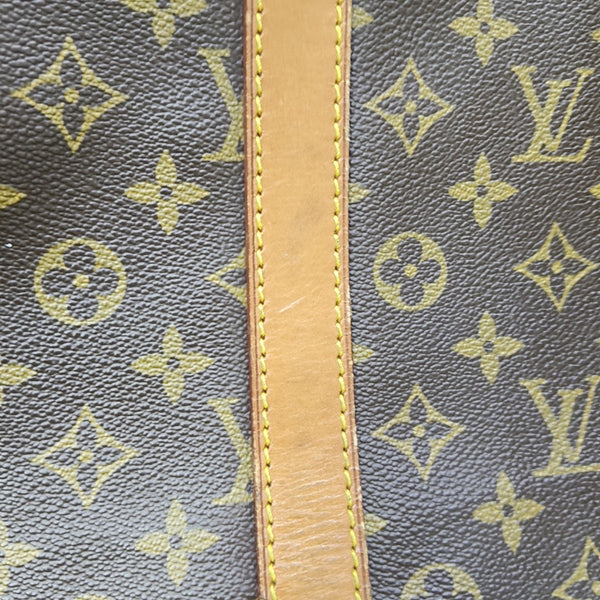SAC SOUPLE 55 Monogram Coated Canvas Brown