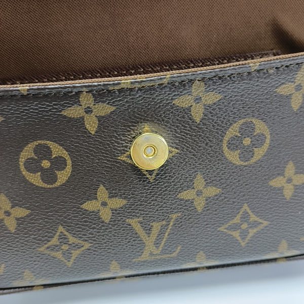 IVY Monogram Coated Canvas Brown