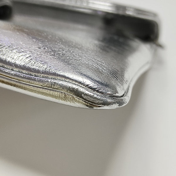 Diordouble Medium Calfskin Silver