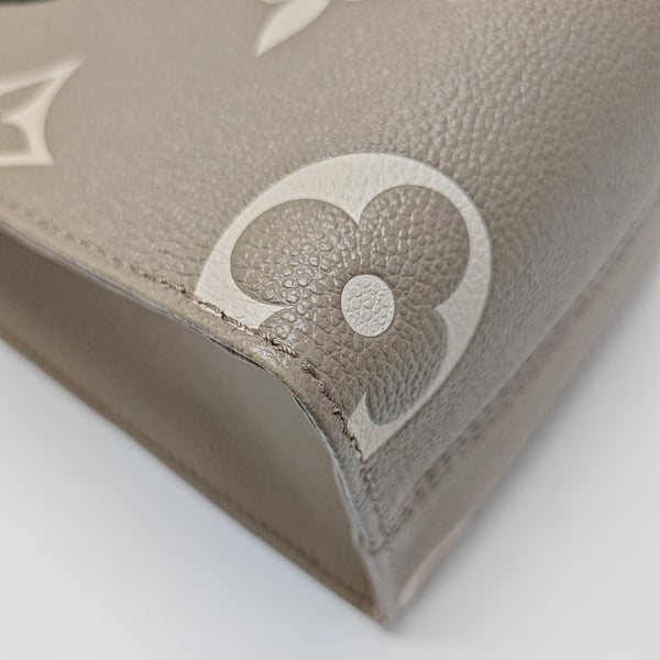 ONTHEGO PM Monogram Calfskin Gray