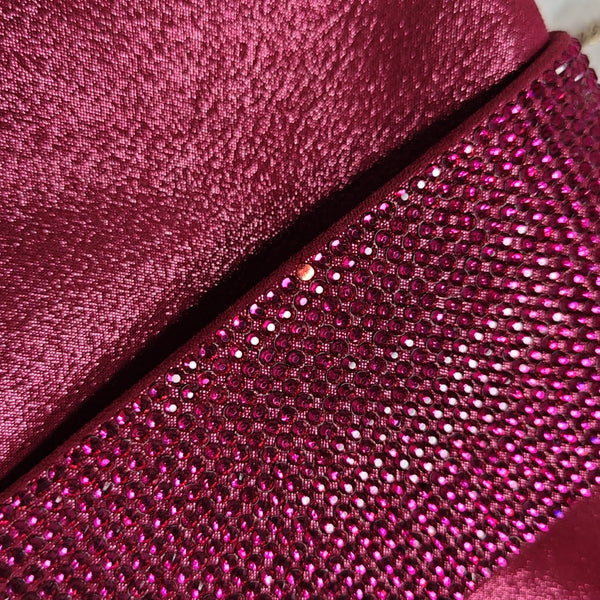 Fabric Crossbody Bag Red