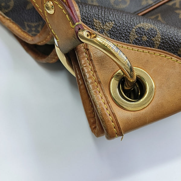 GALLIERA GM Monogram Coated Canvas Brown