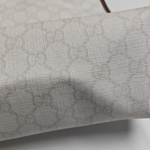 Monogram Coated Canvas White