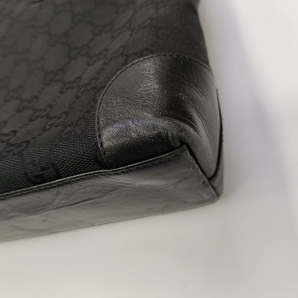 Monogram Canvas Tote Bag Black