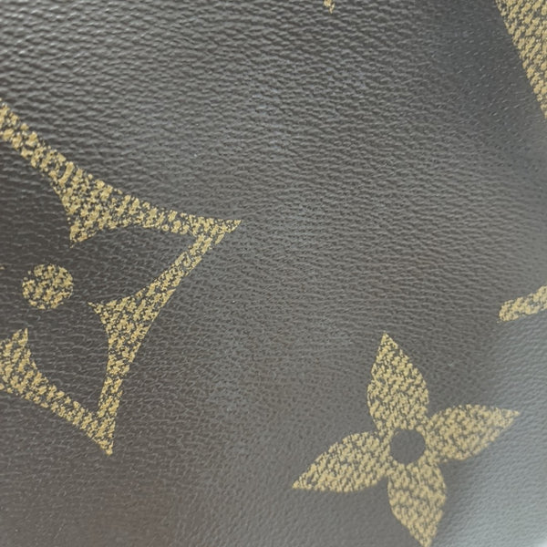 Authenticated pre-owned ONTHEGO MM Monogram Coated Canvas Brown - Tote Bag at Looply