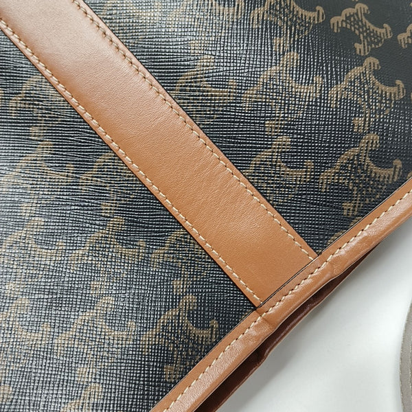 TRIOMPHE CANVAS Small Coated Canvas Brown
