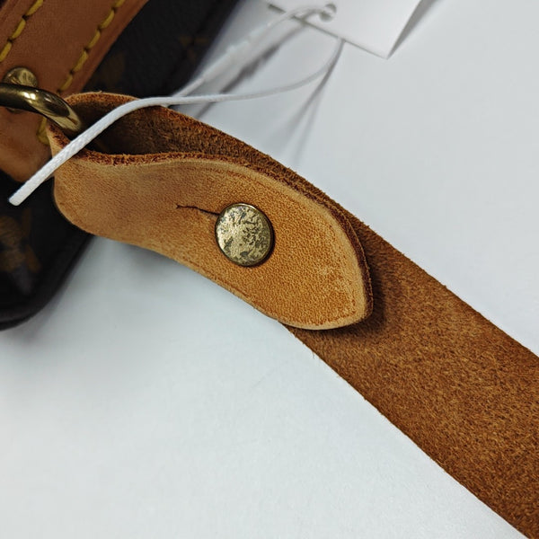 CARTOUCHIERE MM Monogram Coated Canvas Brown