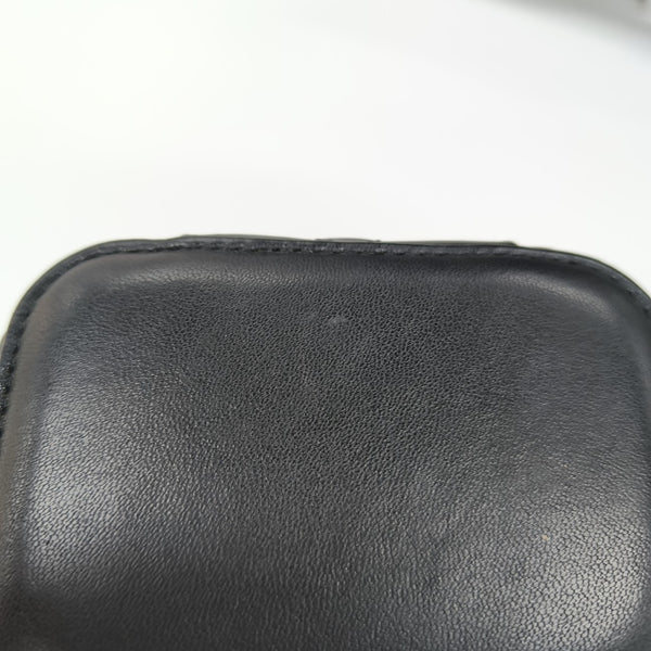 VANITY CASE Mini Quilted Lambskin Black