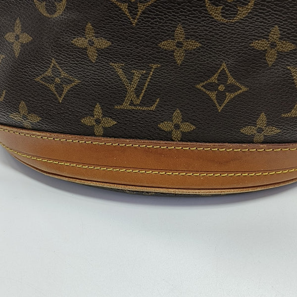 BUCKET PM Monogram Coated Canvas Brown