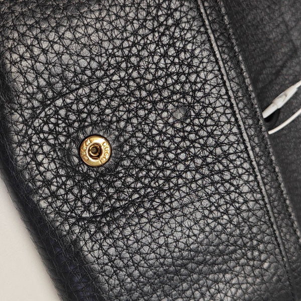 GG Marmont Super Mini Calfskin Black Wallet