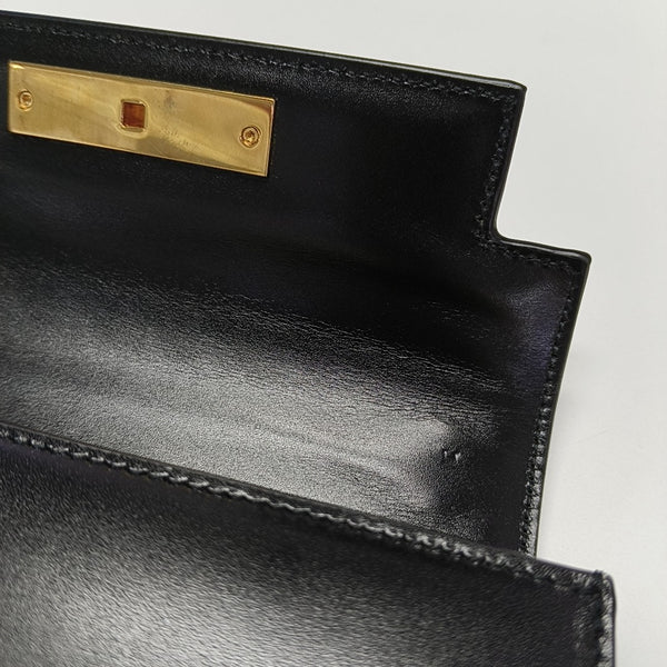 MANHATTAN Mini Calfskin Black