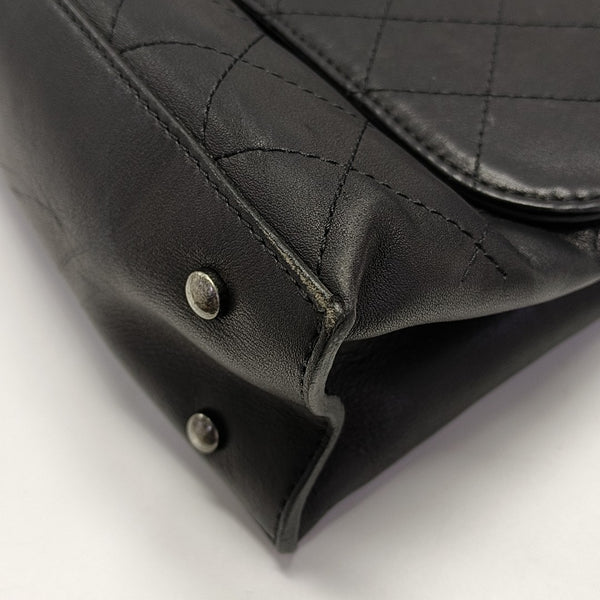 LUXURY TOP Quilted Calfskin Black