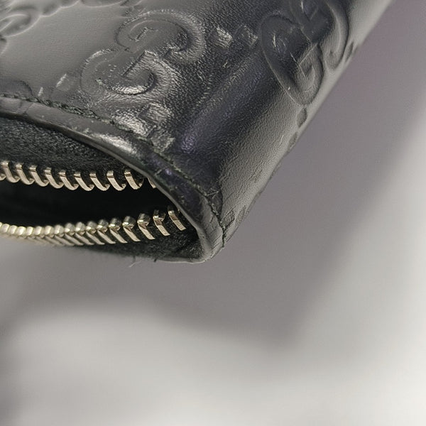 Monogram Calfskin Wallet Black